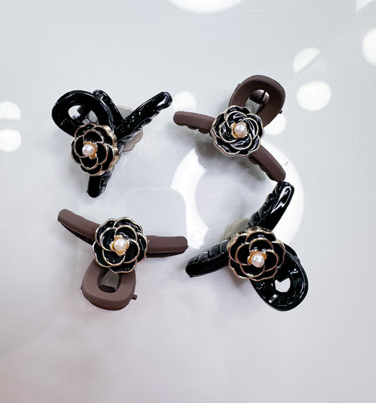 Haarklammer mini Rose 2 Farben