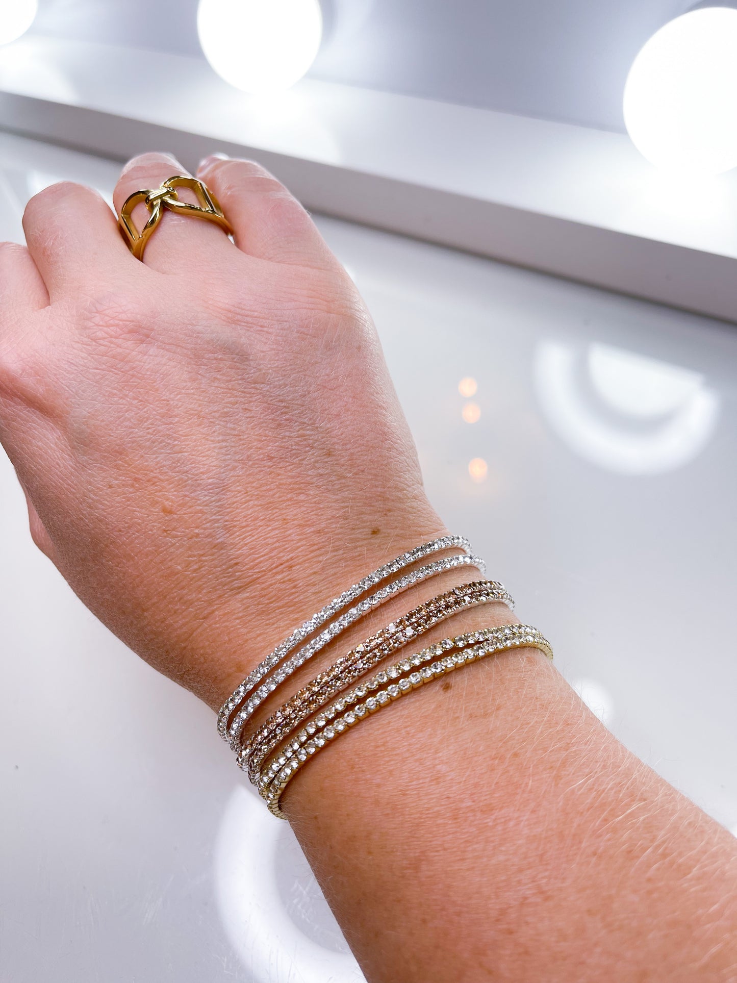 Armband Kristall 3 Farben