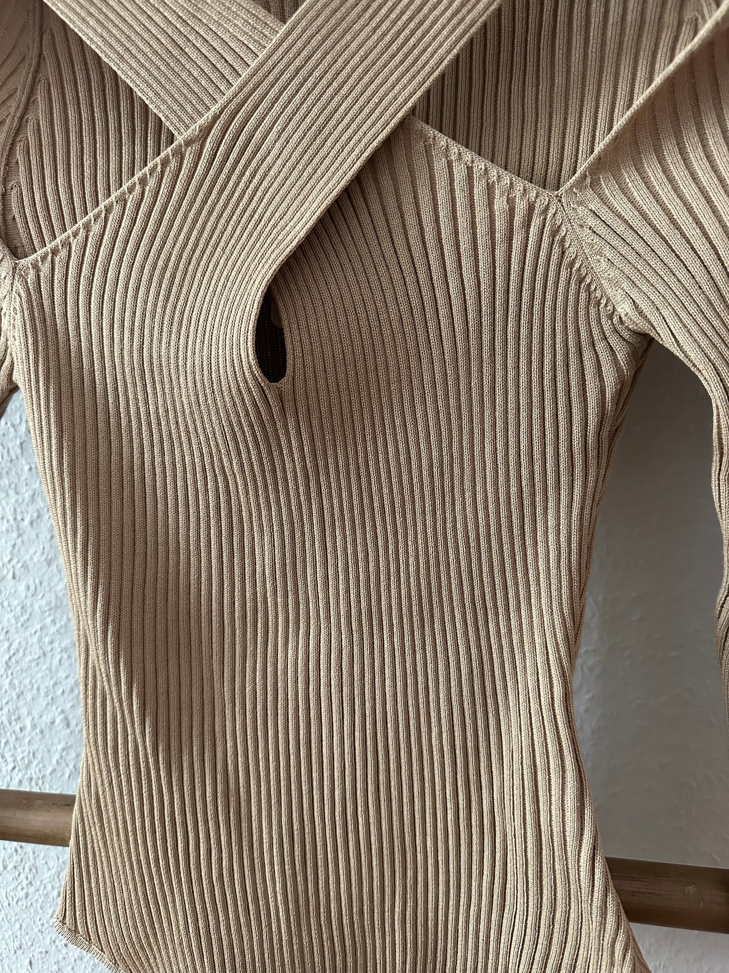 Strickbody Twist Cappuccino