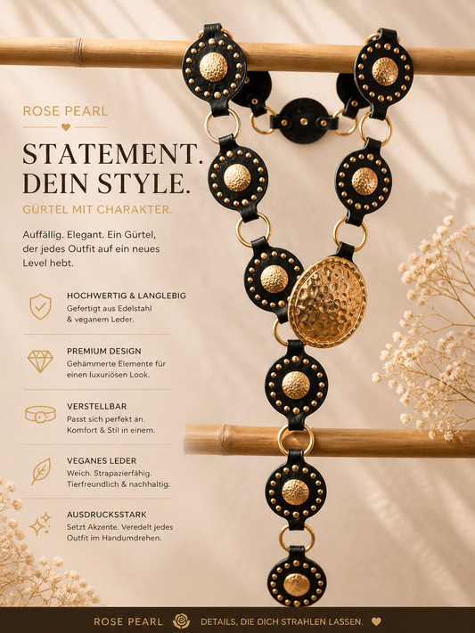 Gürtel Boho Pu Leder