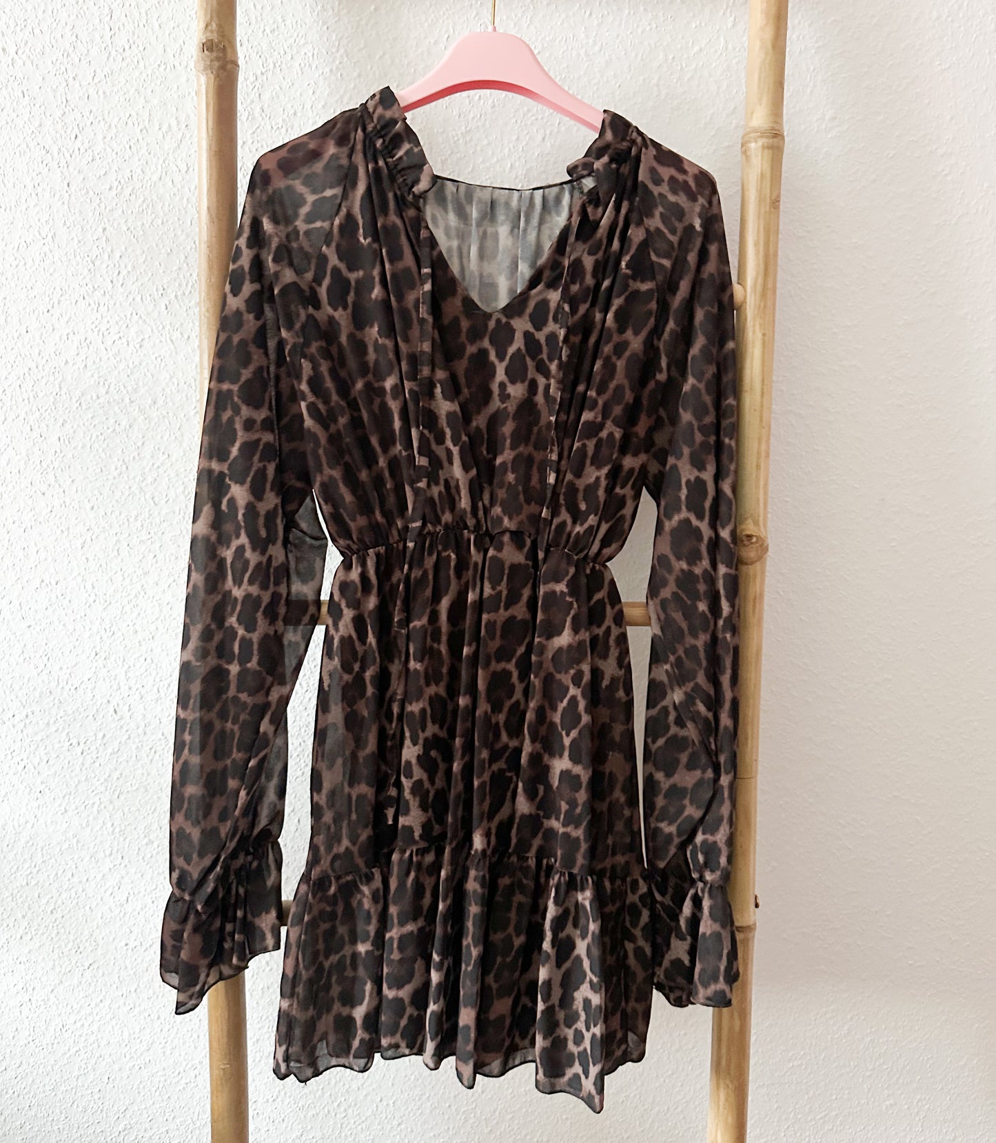 Kleid Leo in zwei Farben mit Gummibung