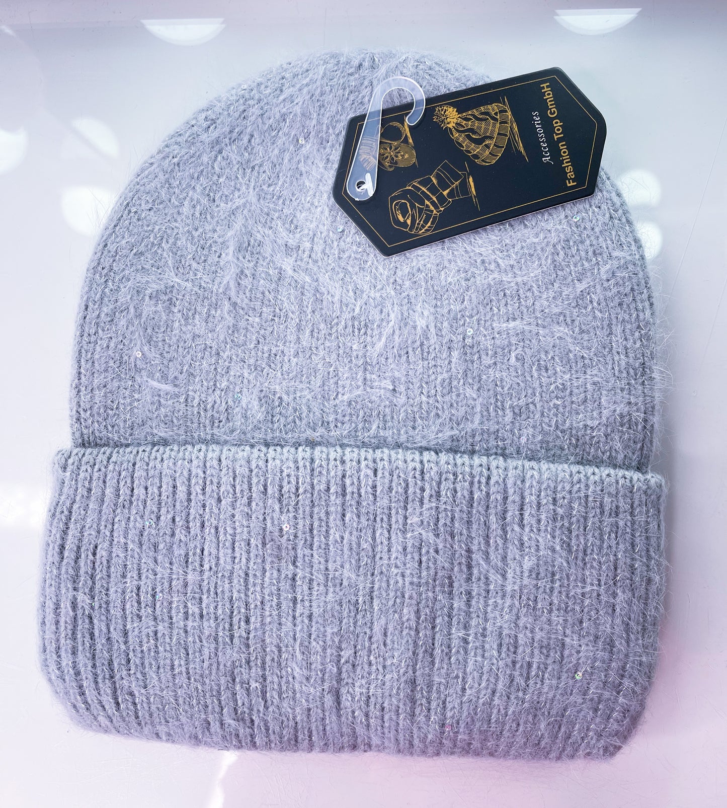 Mütze Kaninchen Luxus 70% Angora