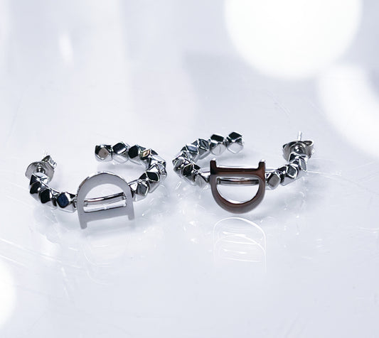 Creolen-DD Gold&Silber S.Steel