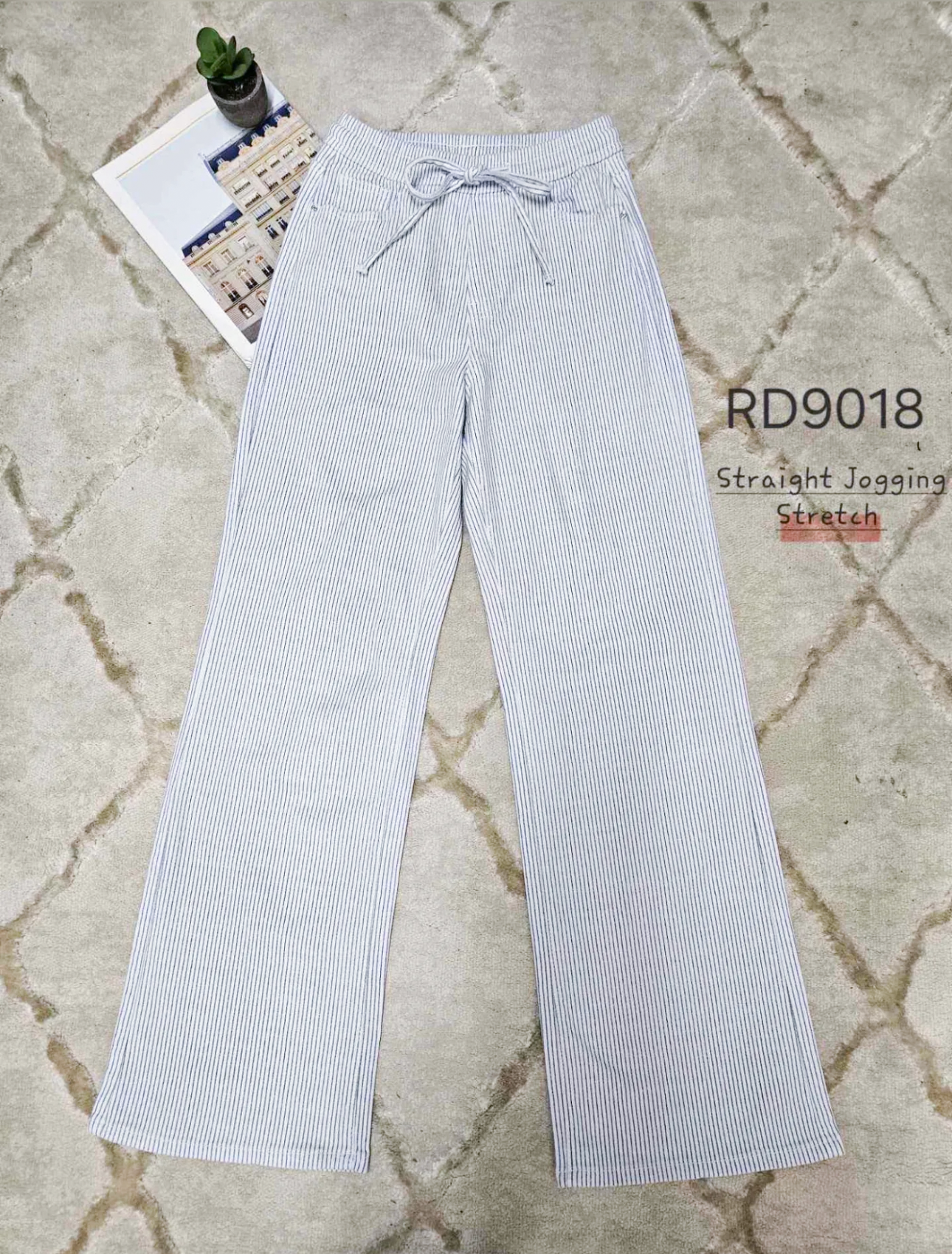 Jeans-Jogger wide leg stretch mit Gummibund
