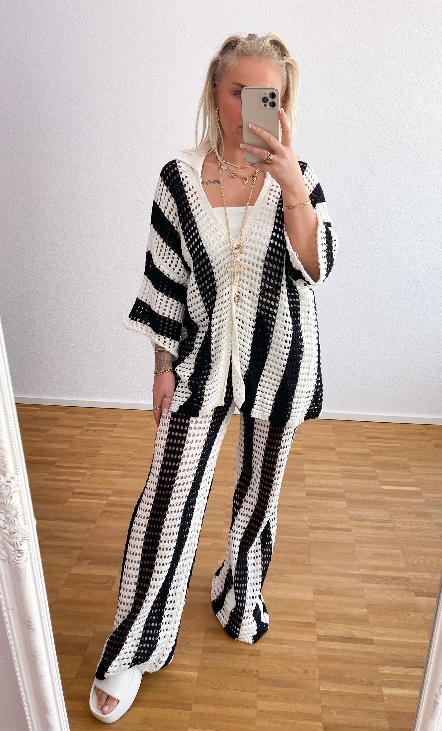 Zwei-Teiler Strick Boho