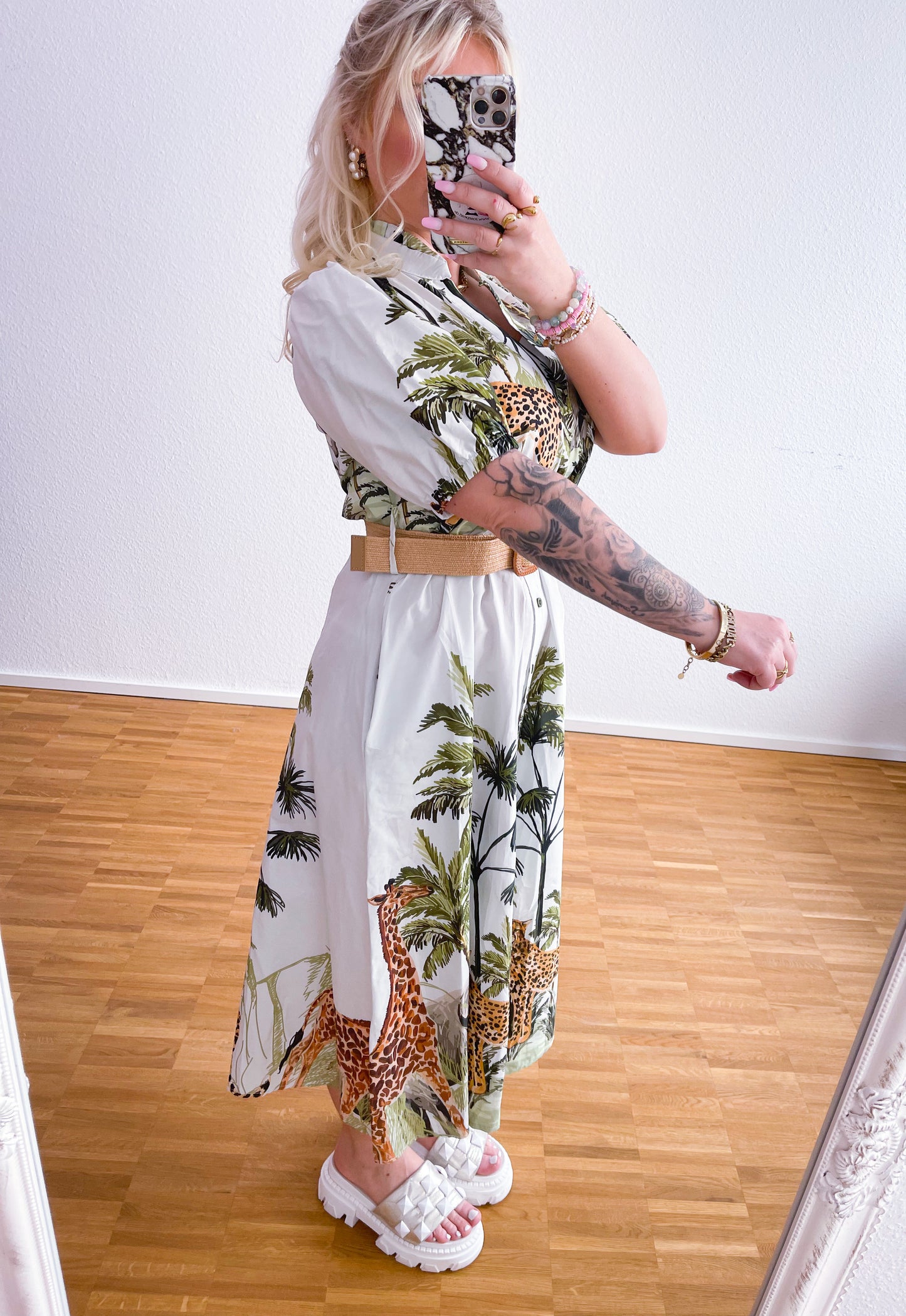Kleid-Afrika 2 Farben