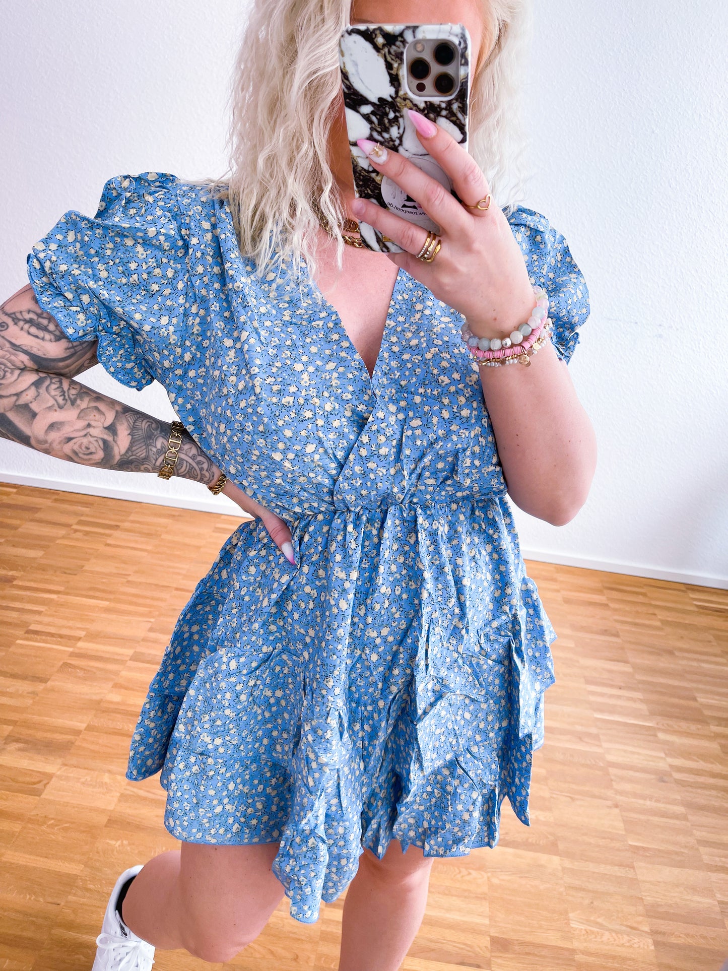 Kleid-Blümchen 6 Farben