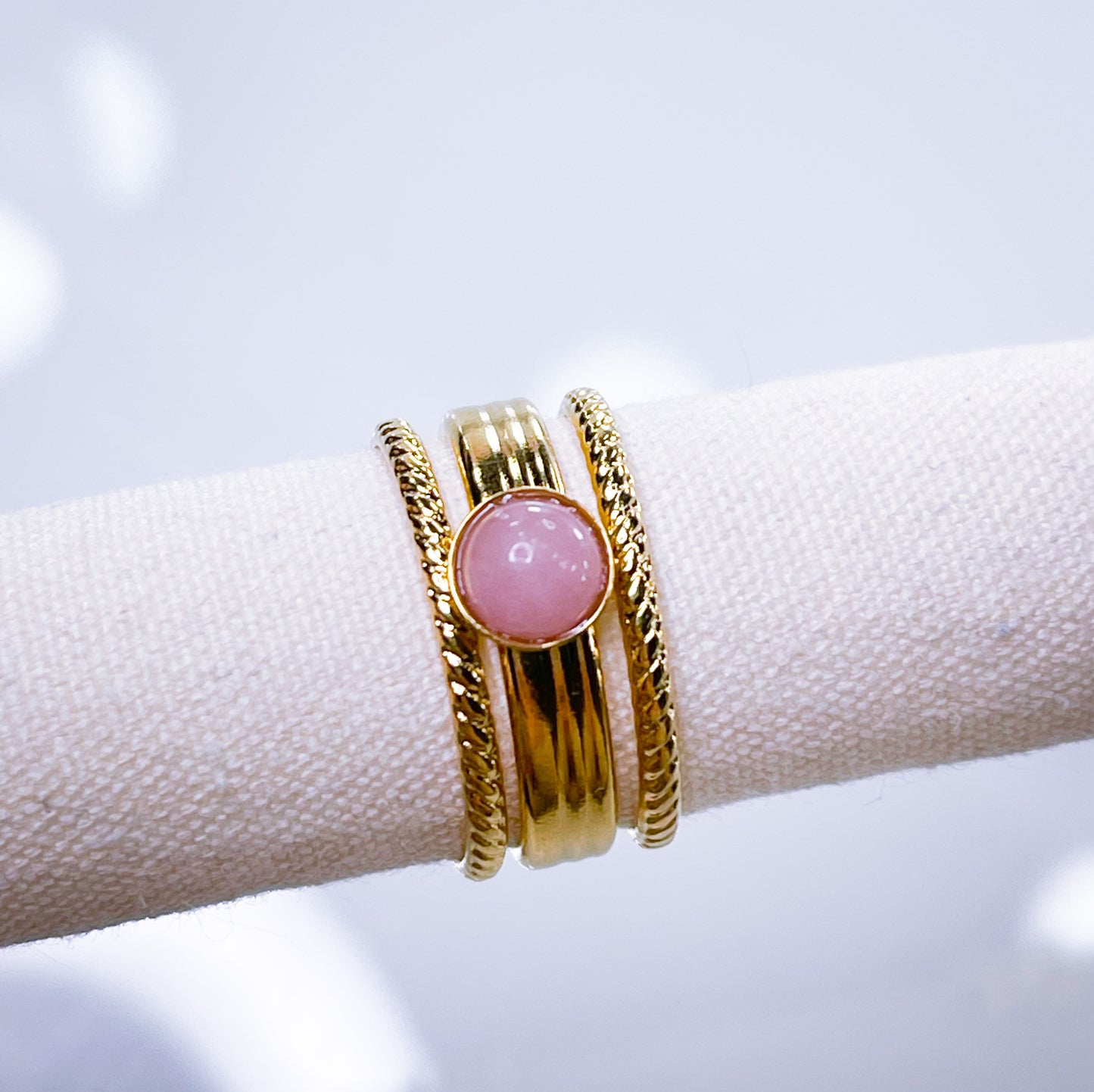 Ring-Boho 12 Farben S.Steel