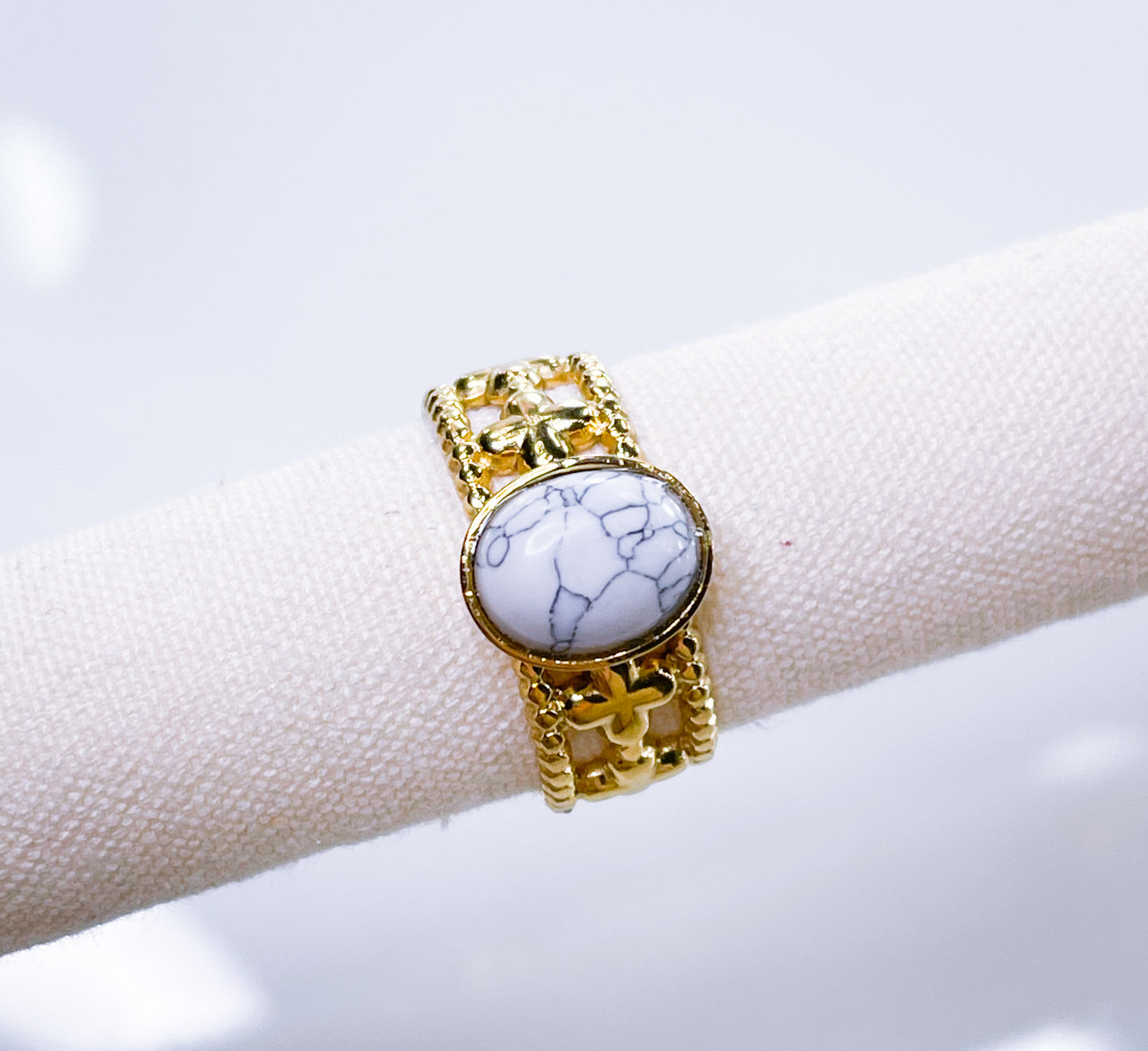 Ring-Boho 12 Farben S.Steel