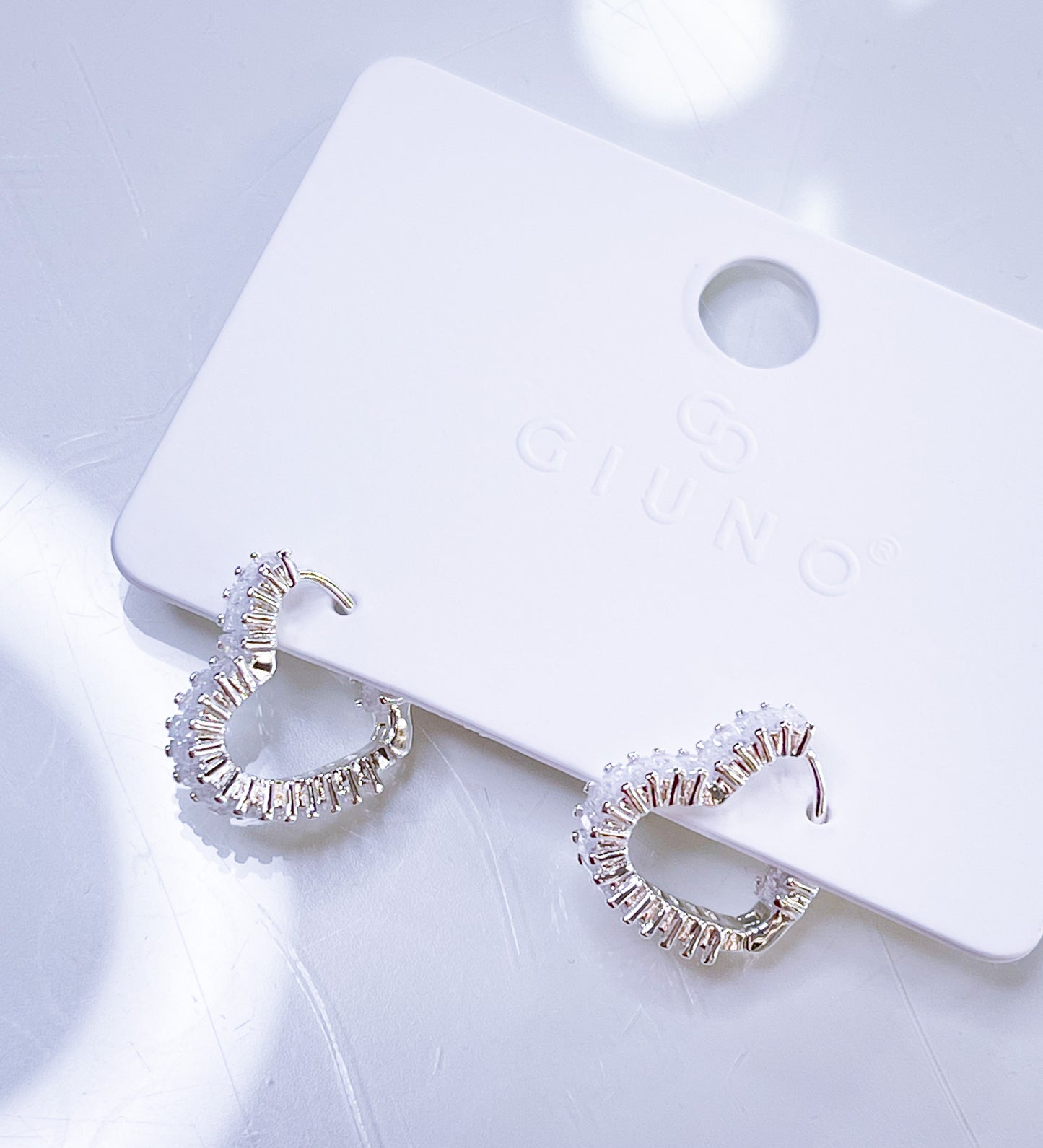 Herz-Ohrringe Mini Gold&Silber