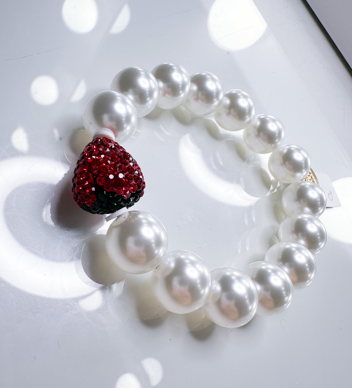 Armband- Pearl Erdbeere