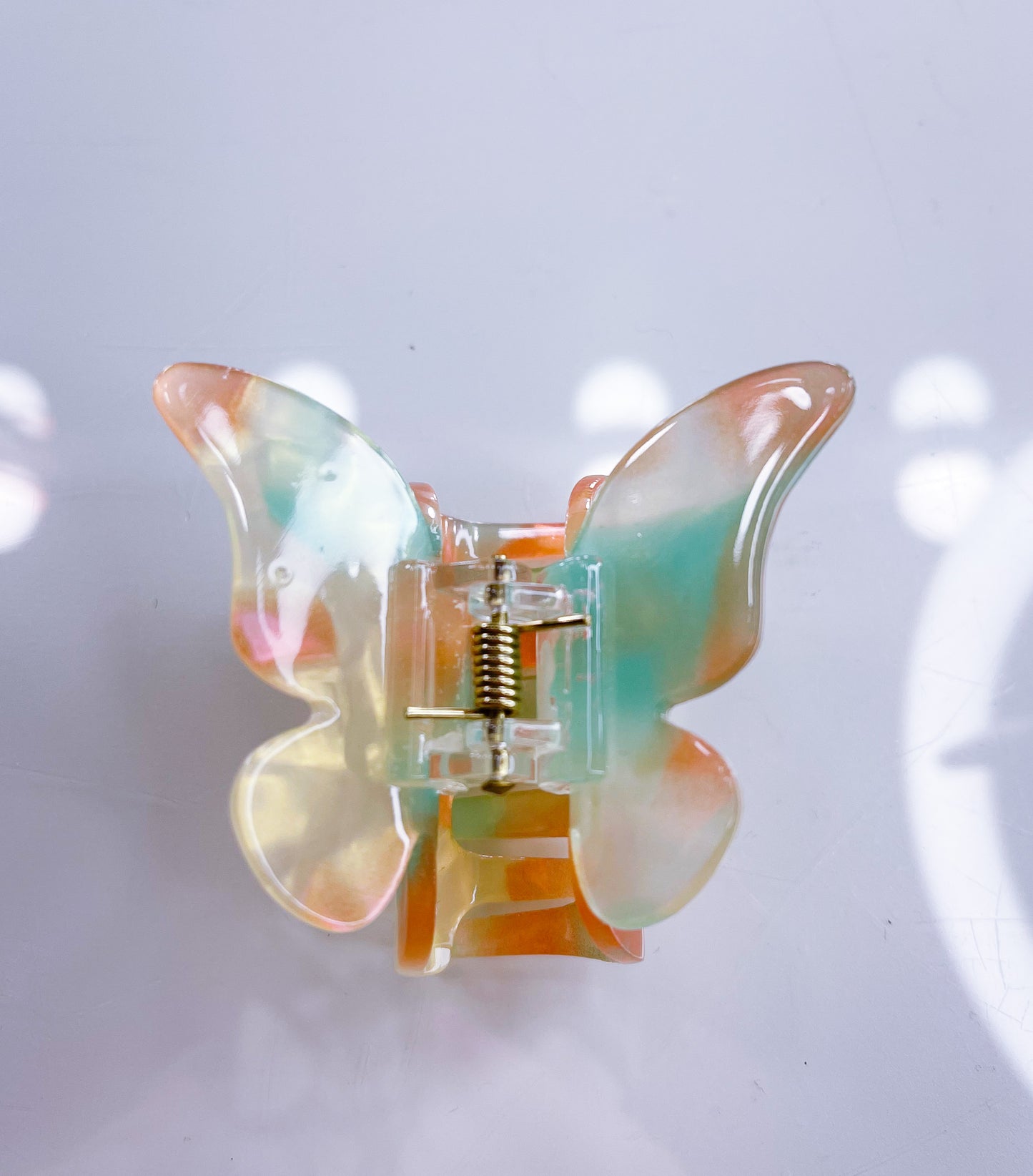 Butterfly Haarklammer Marmor