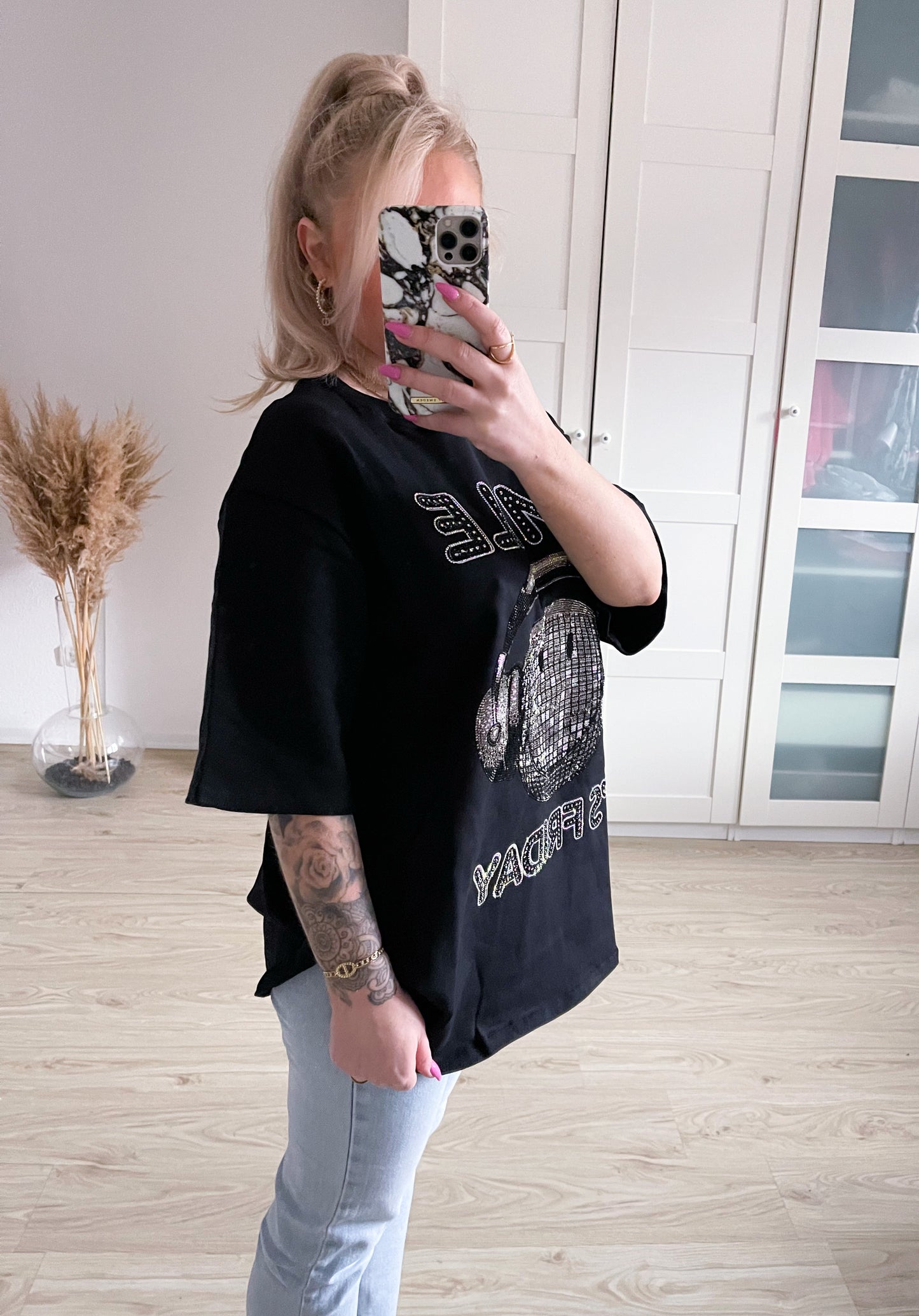T-Shirt Smiley Disco