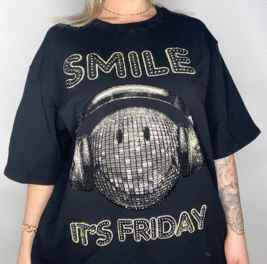 T-Shirt Smiley Disco