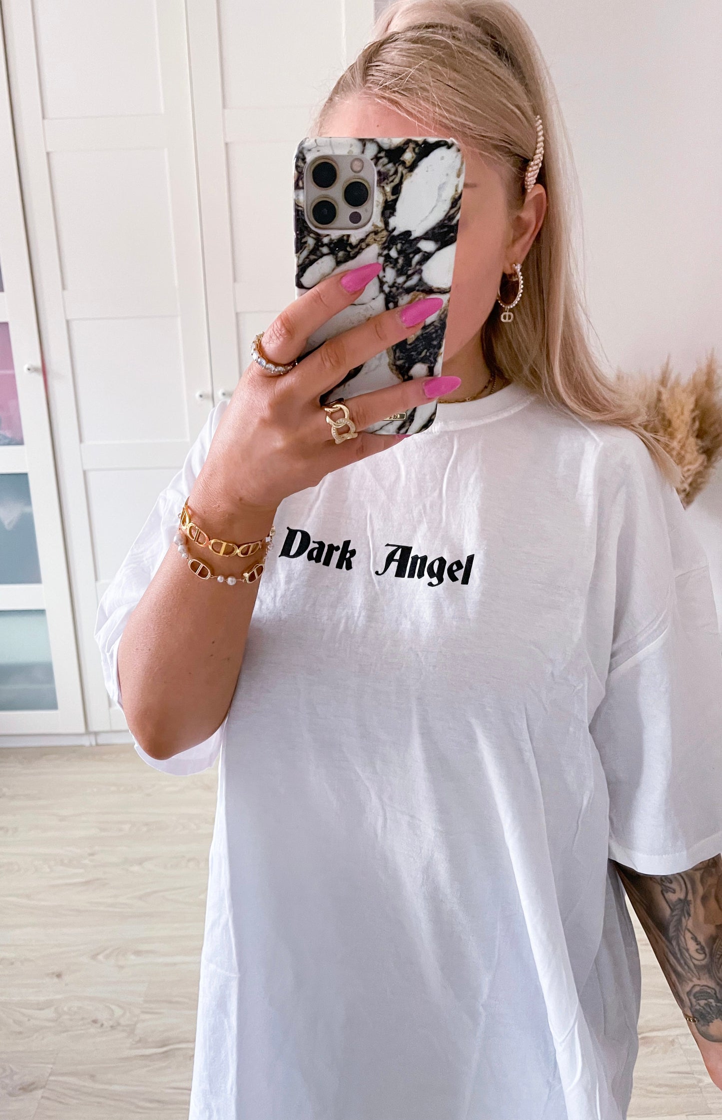 T-Shirt Dark Angel Weiß