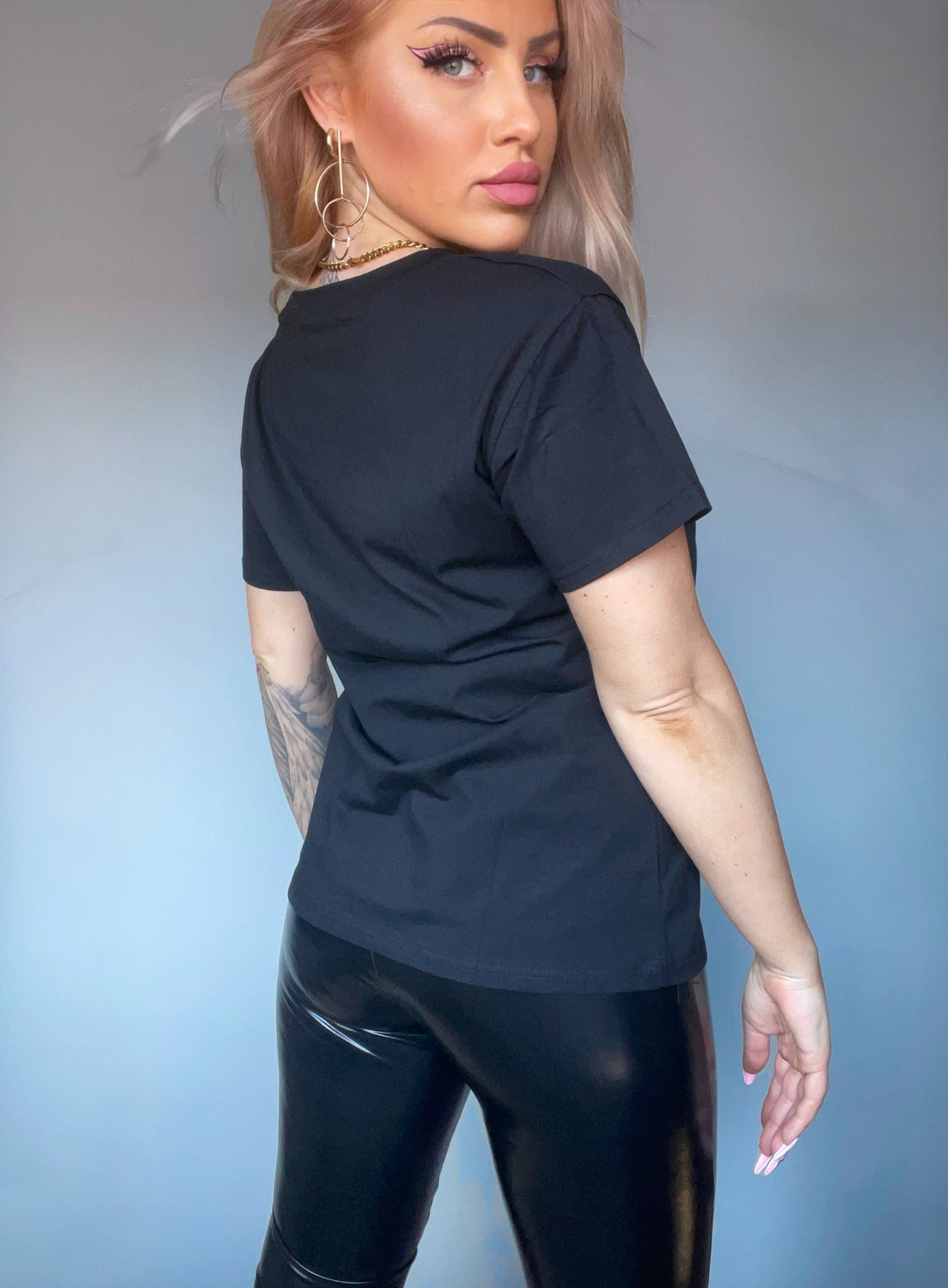 T-Shirt Coco Black/Gold