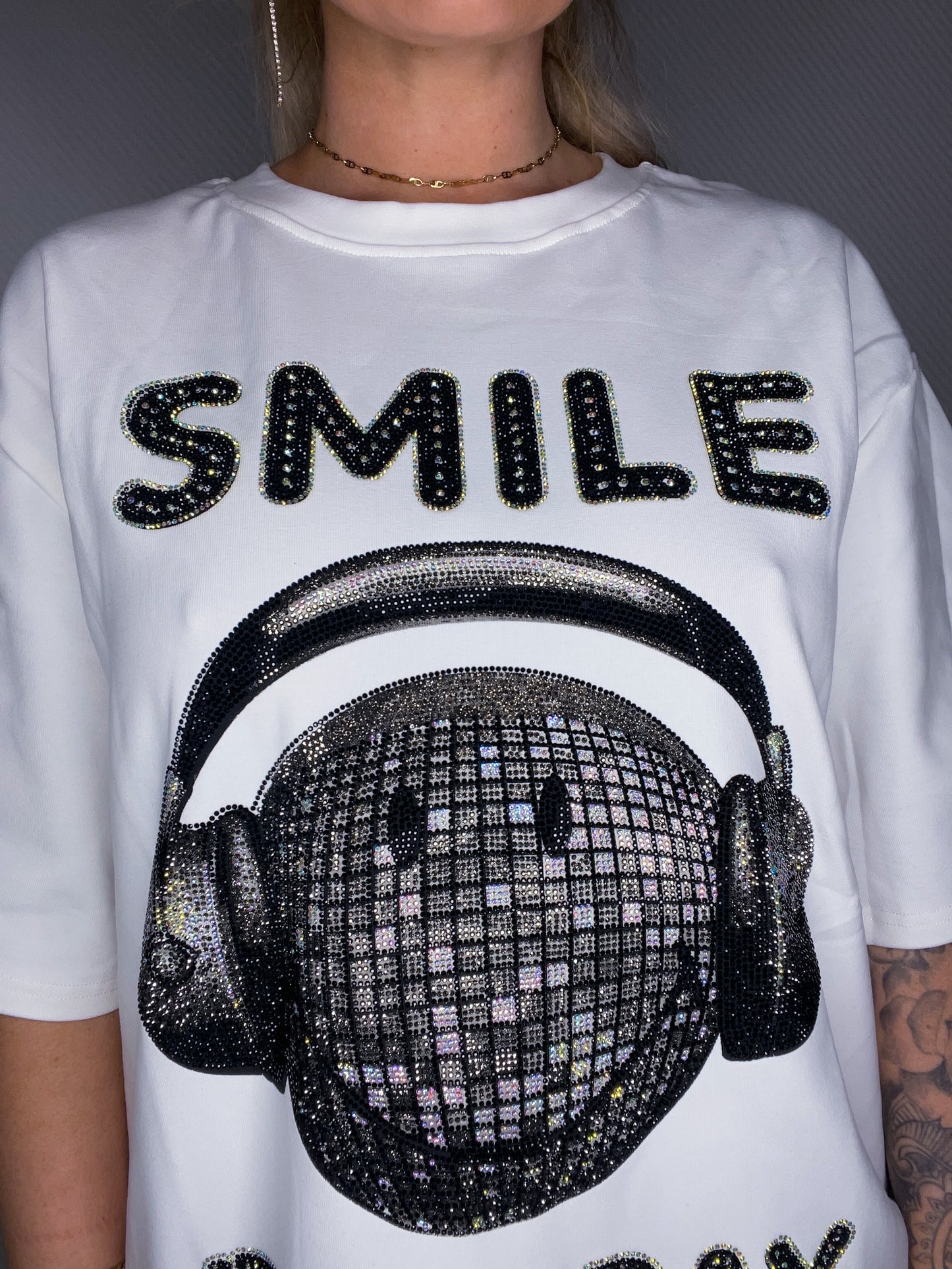 T-Shirt Smiley Disco