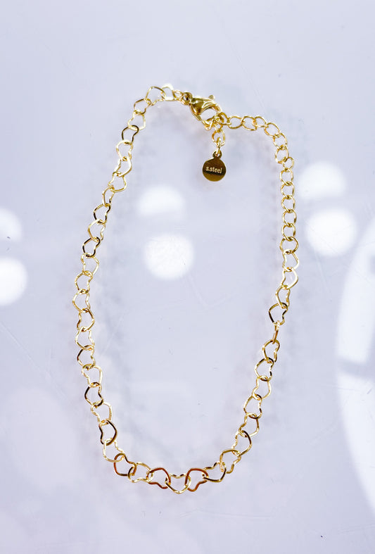 Armkette Herz 14K Gold