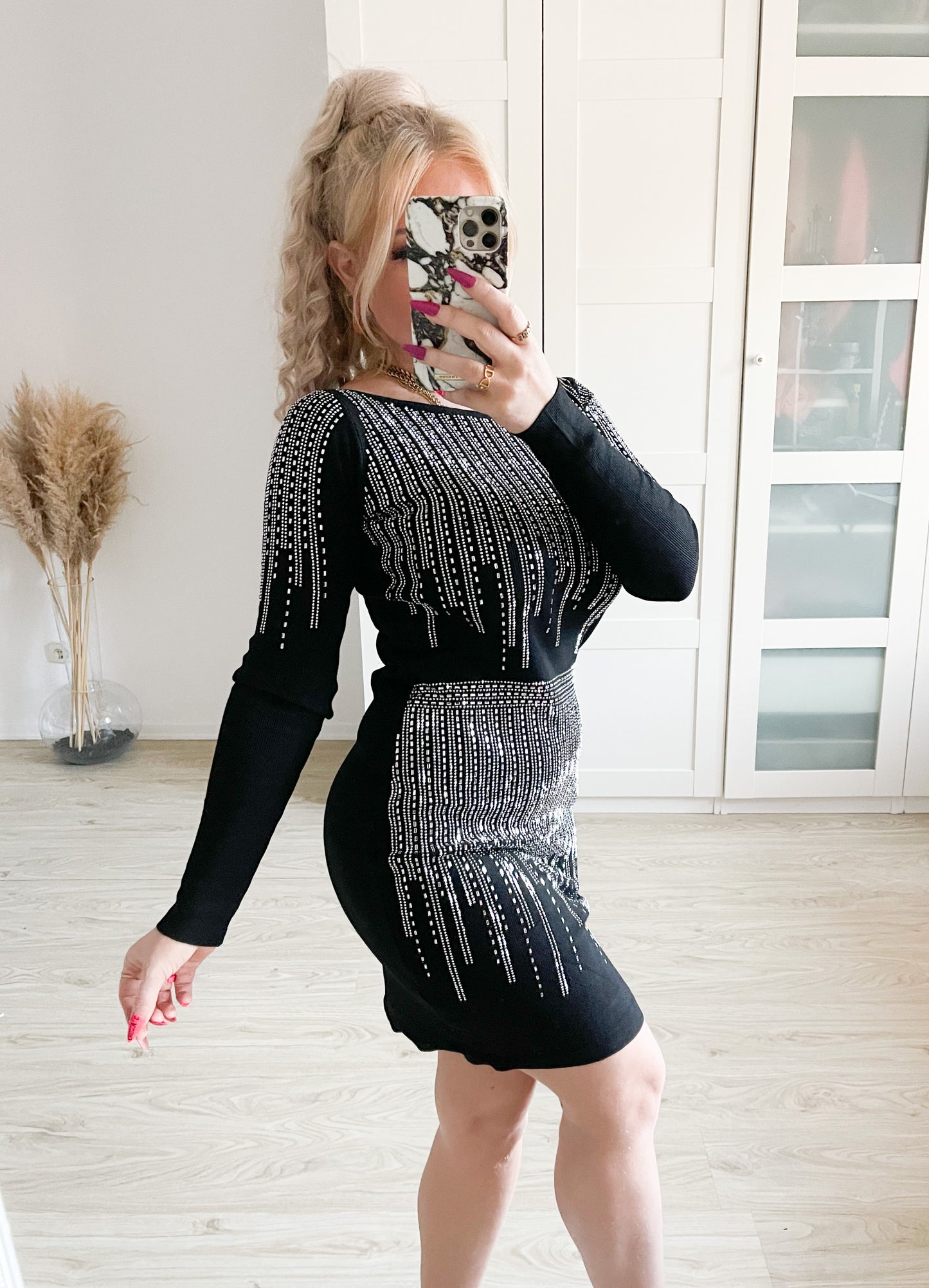 Strickkleid Bling Bling