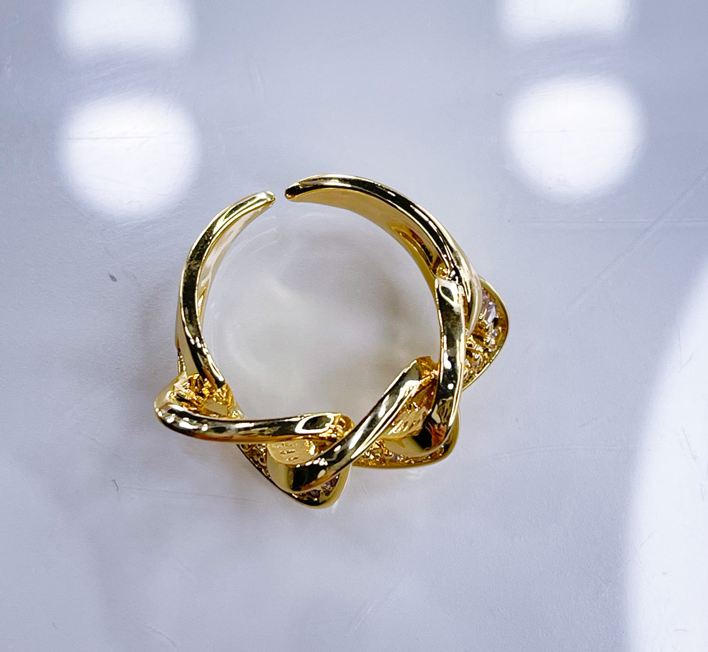 Ring Diamanty Zopf 14K Gold