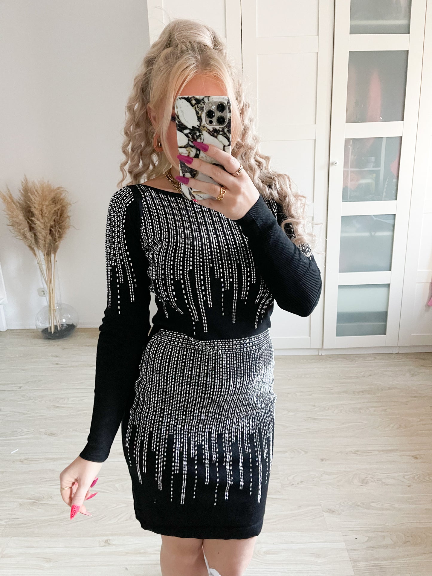 Strickkleid Bling Bling