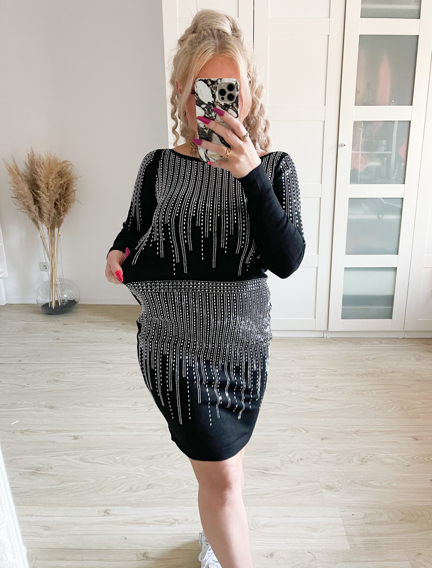 Strickkleid Bling Bling
