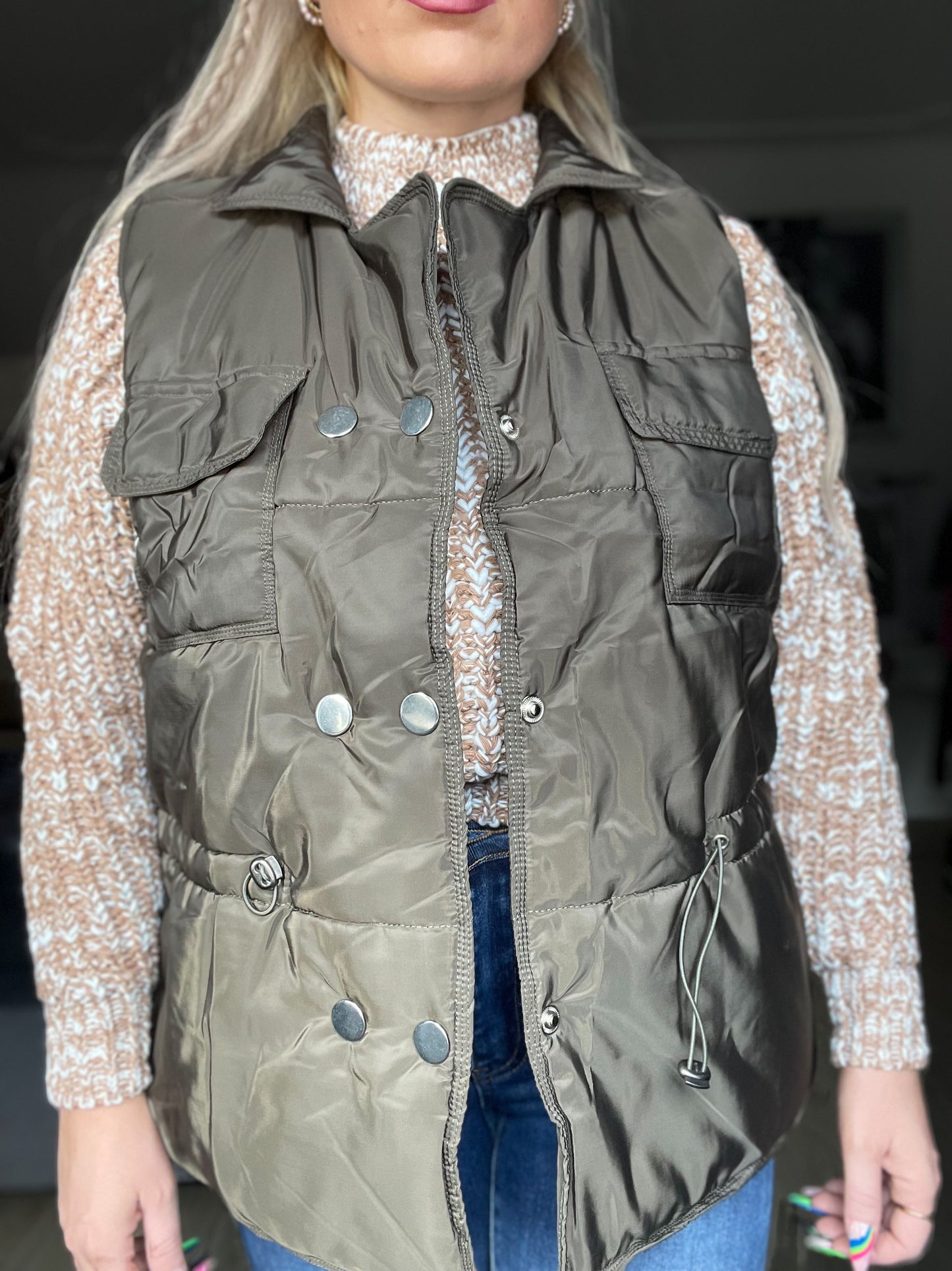Weste Anastasia Olive