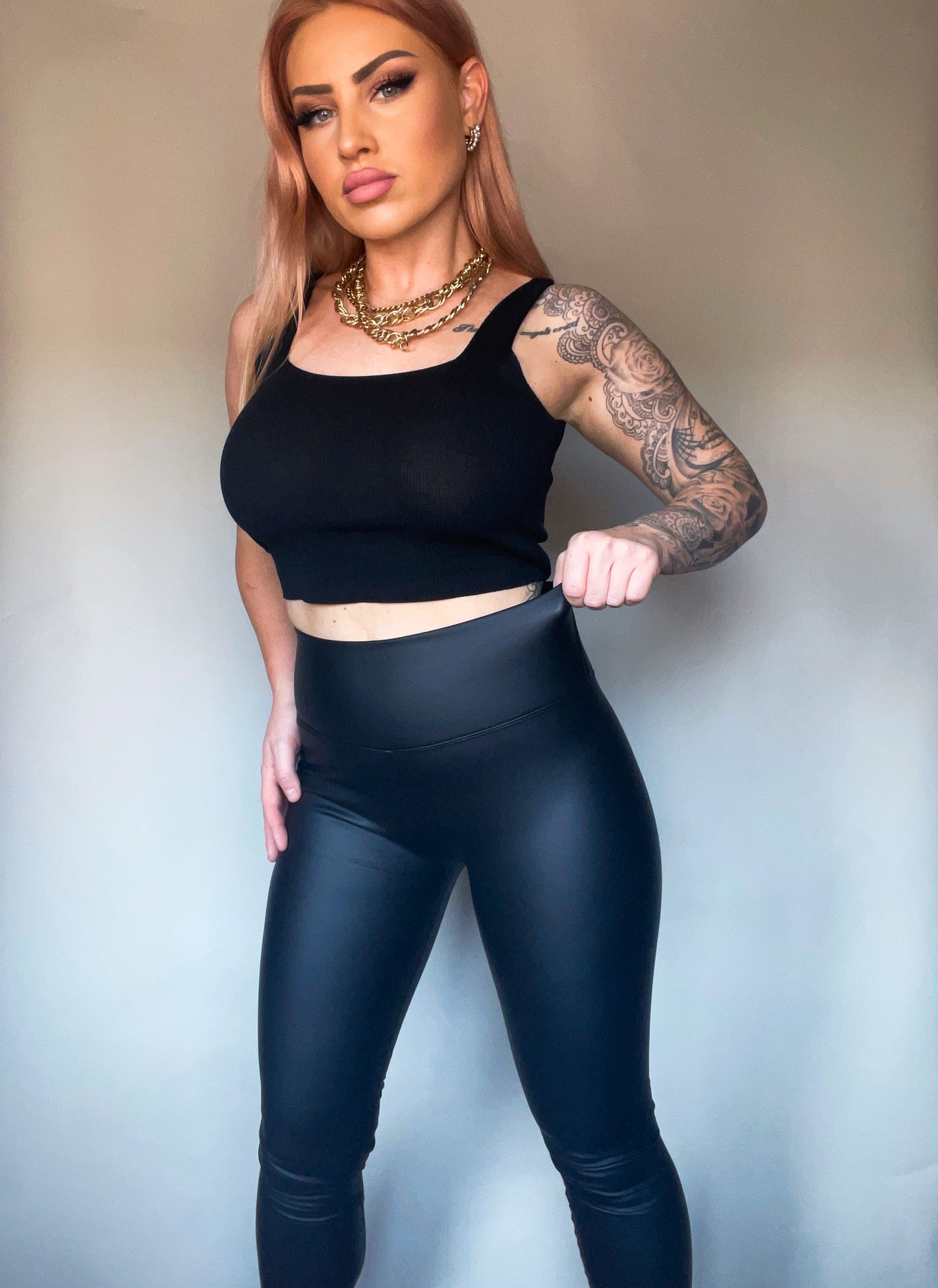 Leggings Kunstleder