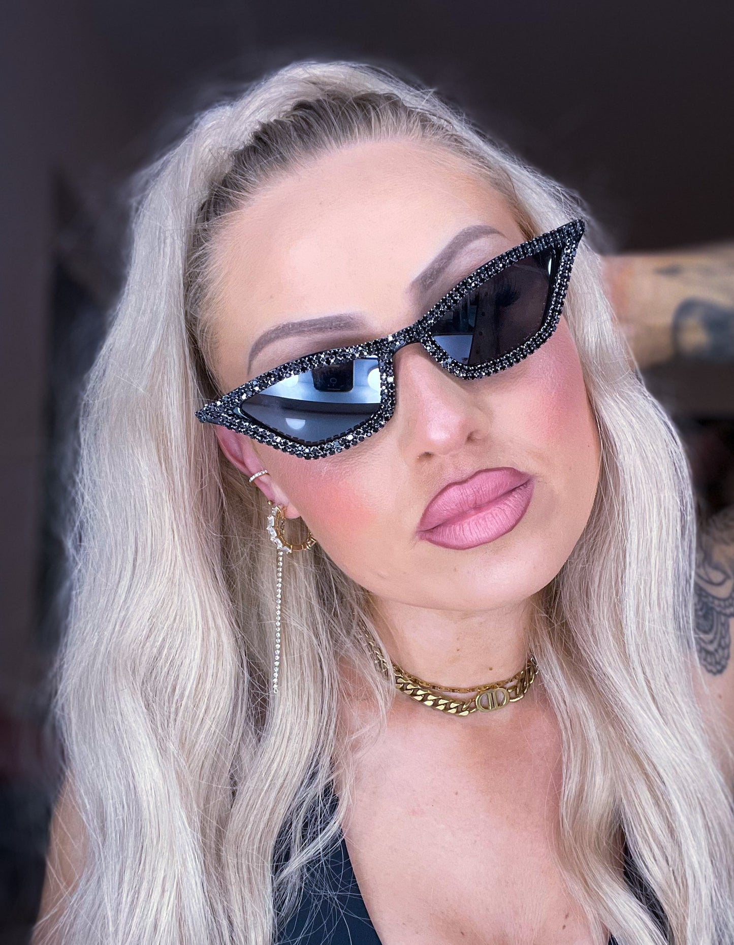 Sonnenbrille Bling