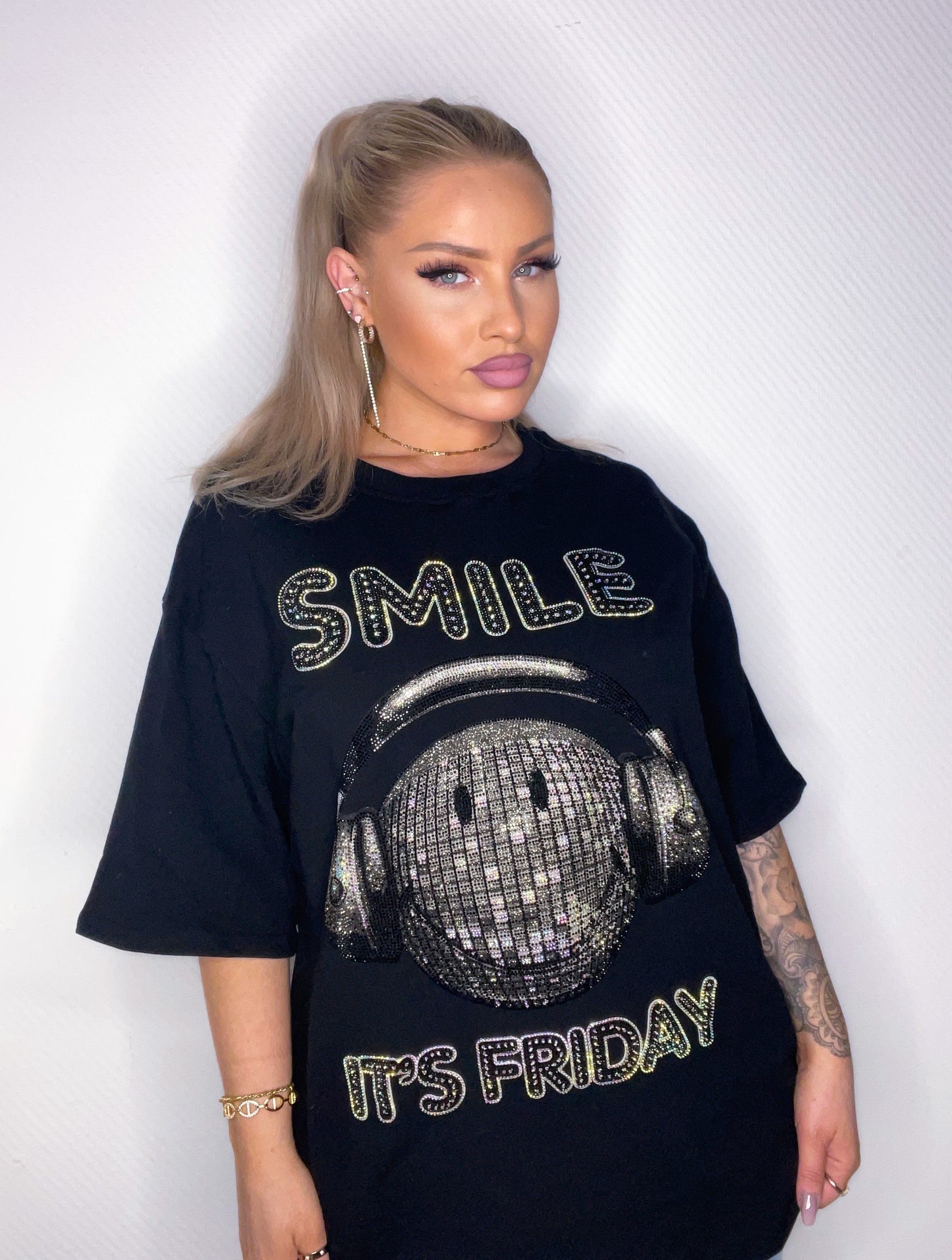 T-Shirt Smiley Disco