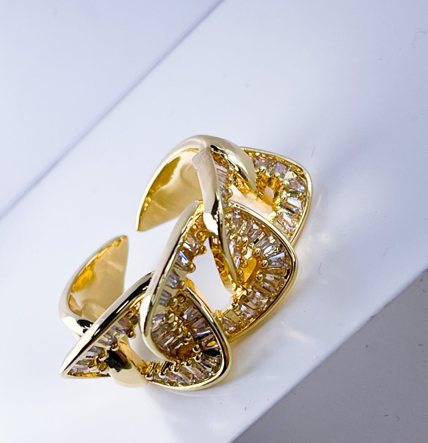 Ring Diamanty Zopf 14K Gold