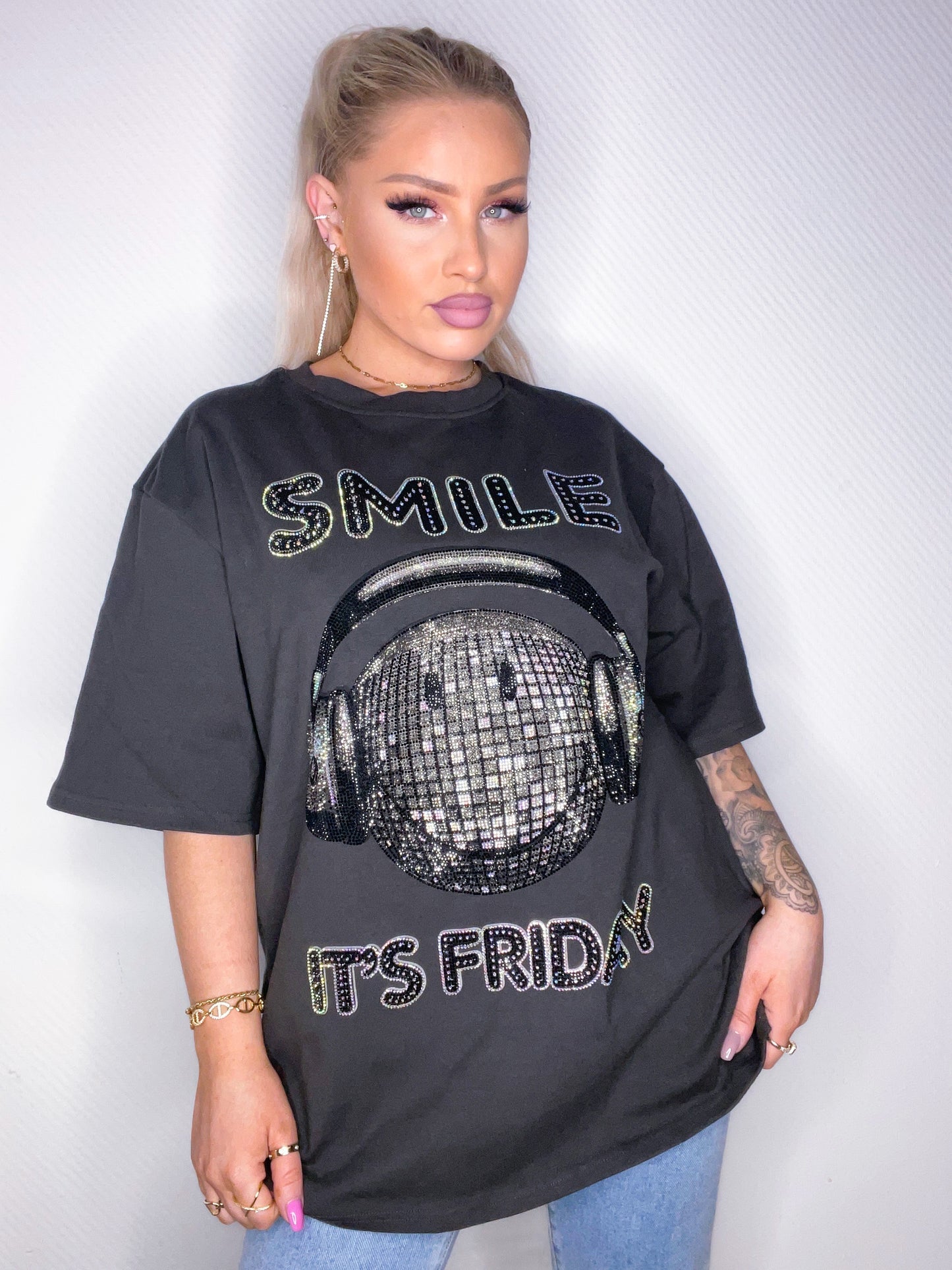 T-Shirt Smiley Disco