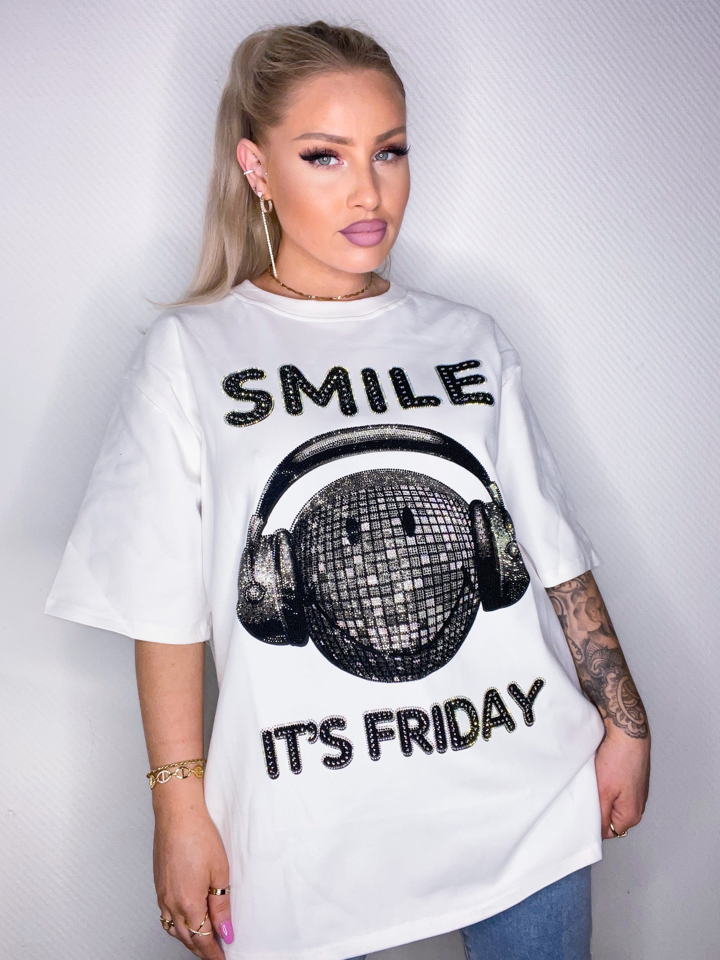 T-Shirt Smiley Disco