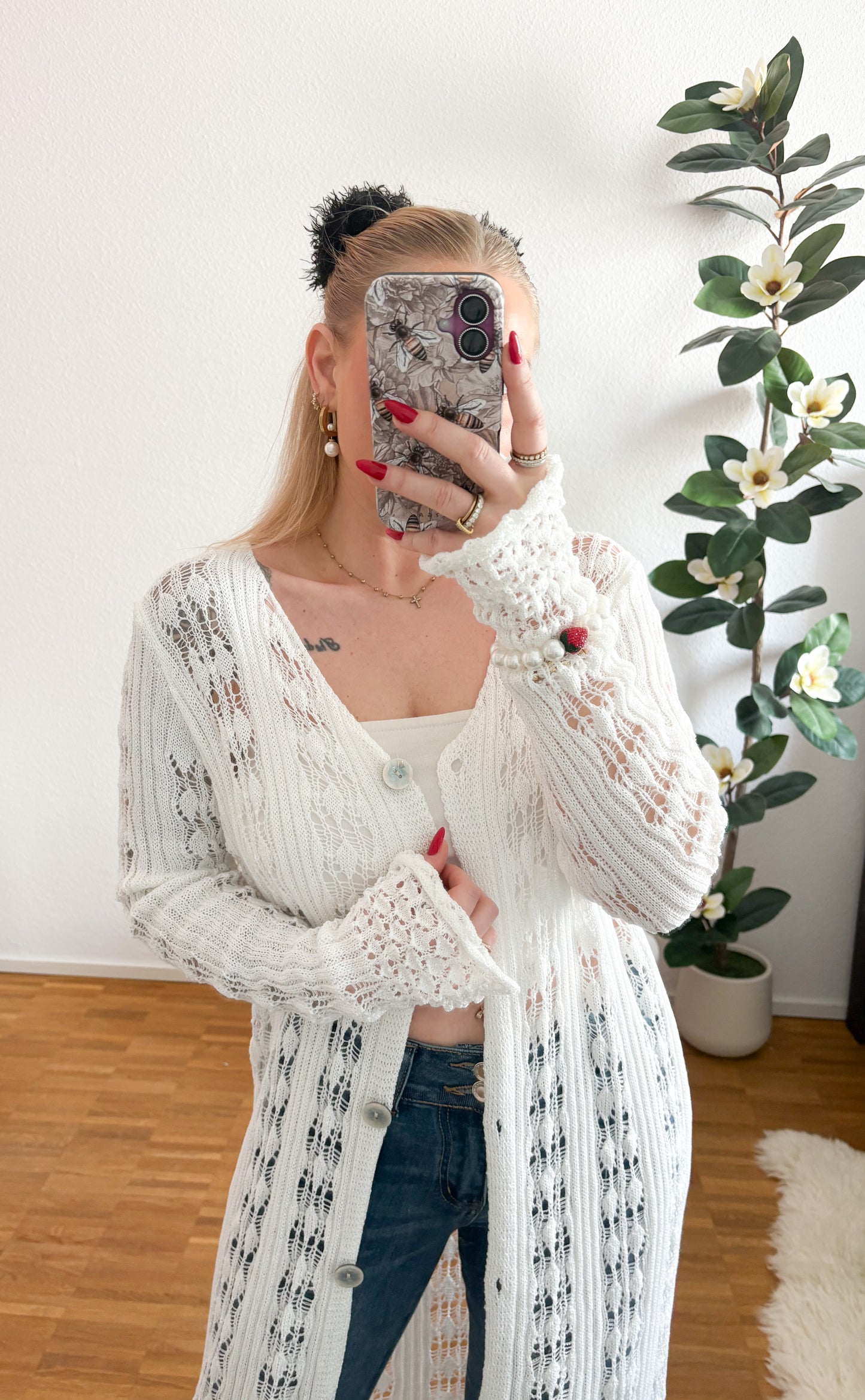 Cardigan Boho in 4 Farben