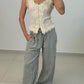 Hose Musselin Amanda in 6 Farben 110cm lang