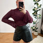 Leder-Shorts mit Rock Optik Skort Lederlook