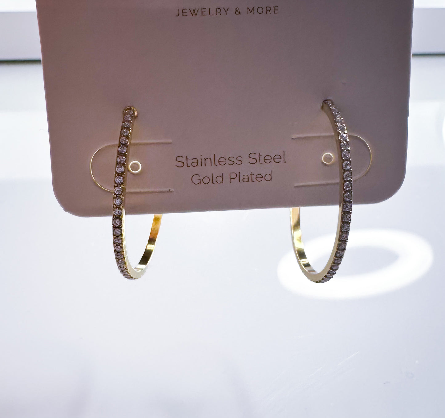 Creolen  Strass S.Steel