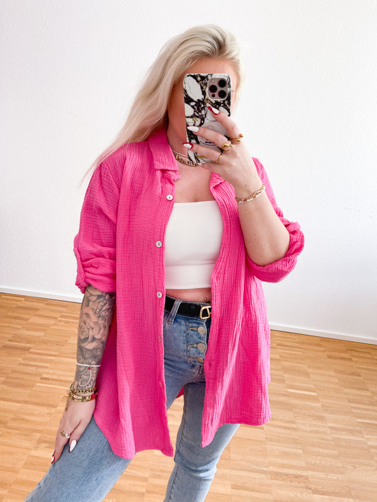Blusenhemd-Pink