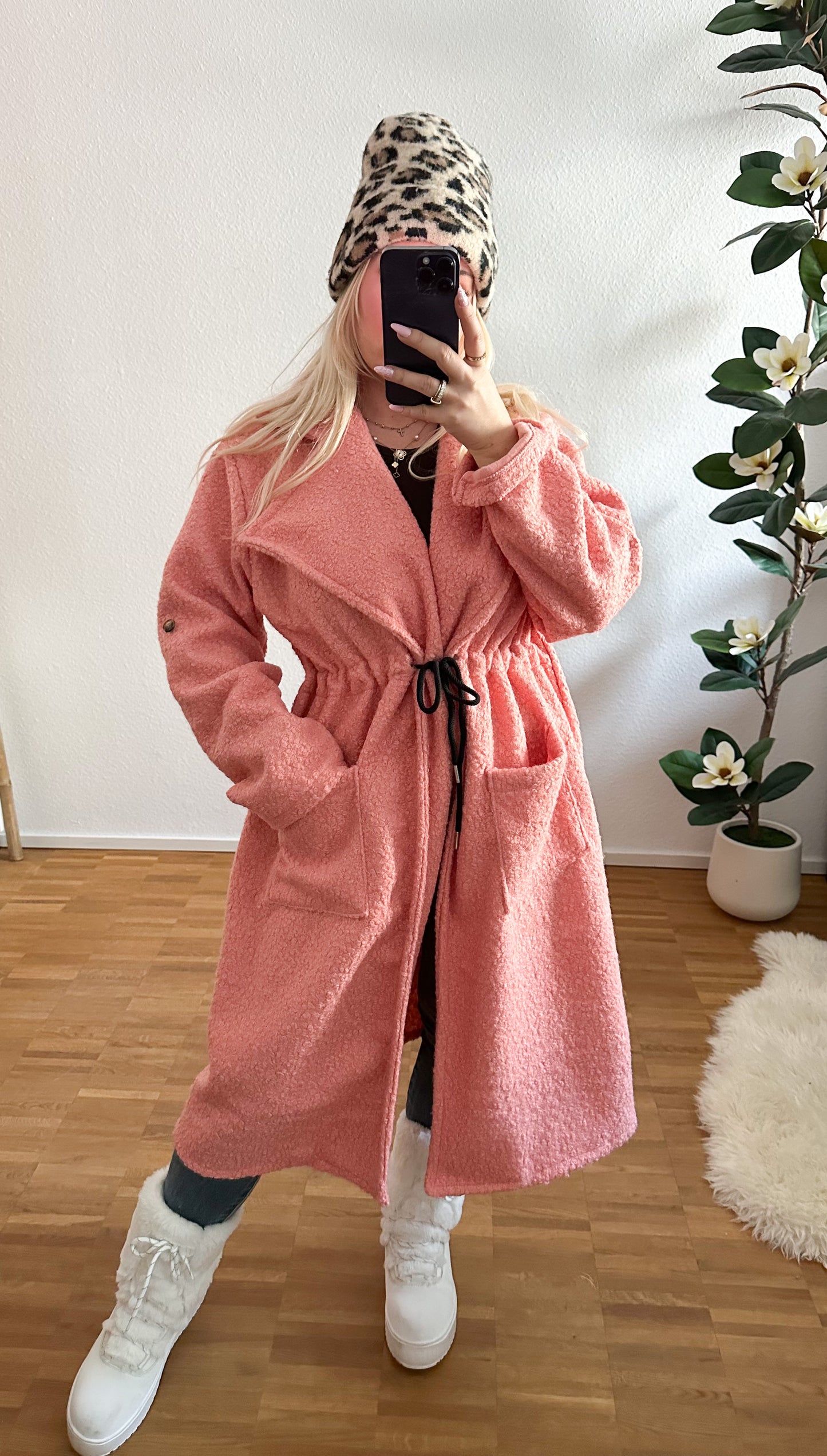 Jacke Teddy soft mit Tunnelzug in 5 Farben