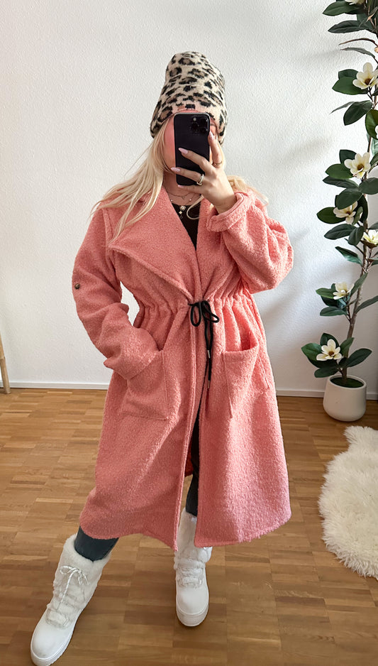 Jacke Teddy soft mit Tunnelzug in 5 Farben