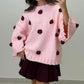 Pullover ROSE 2 Farben Handmade