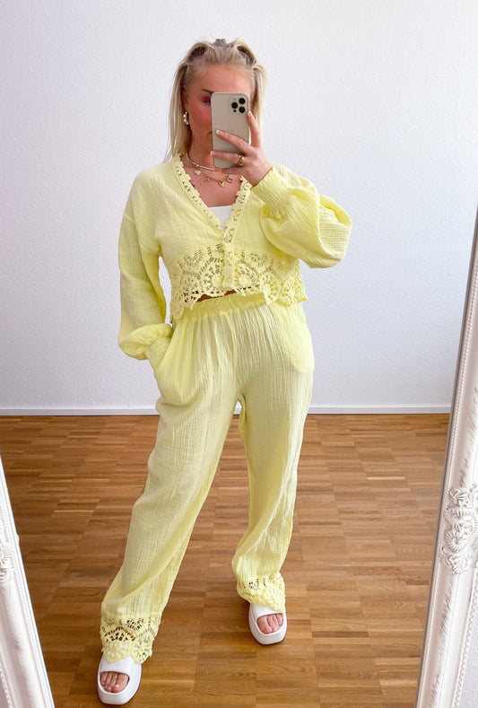 Zwei-Teiler Musselin Boho