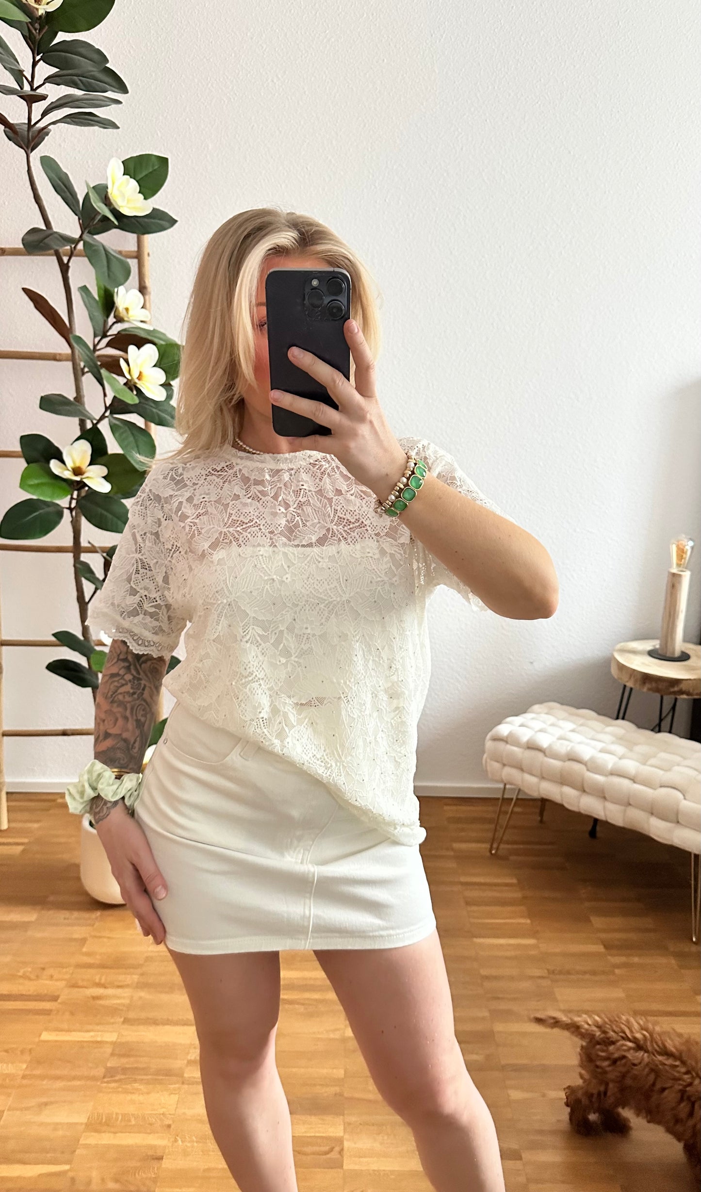 T-Shirt Spitze Luna Bling 3 Farben
