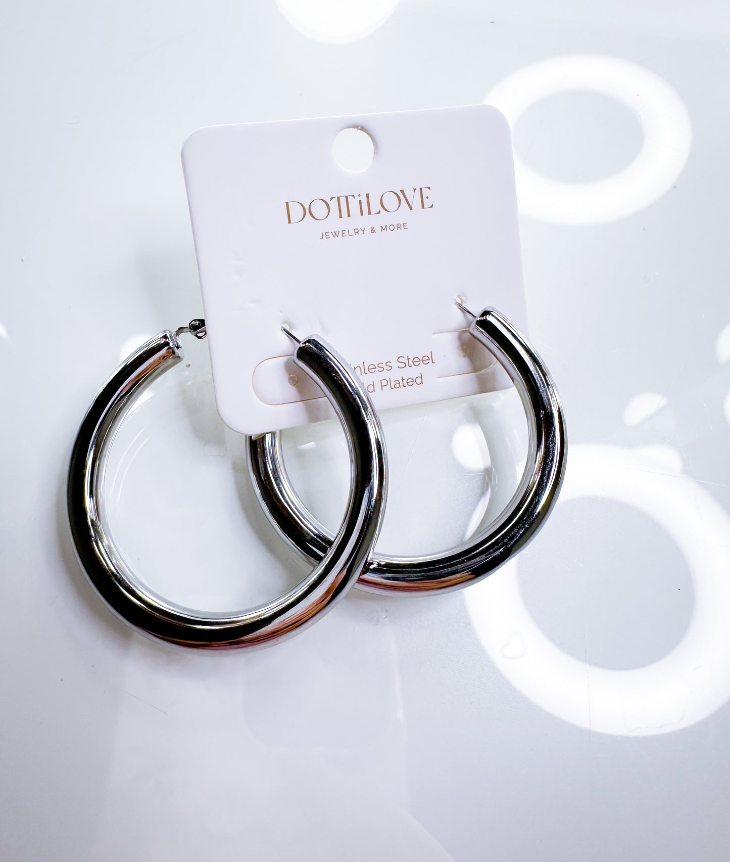 Creolen groß 14k Gold