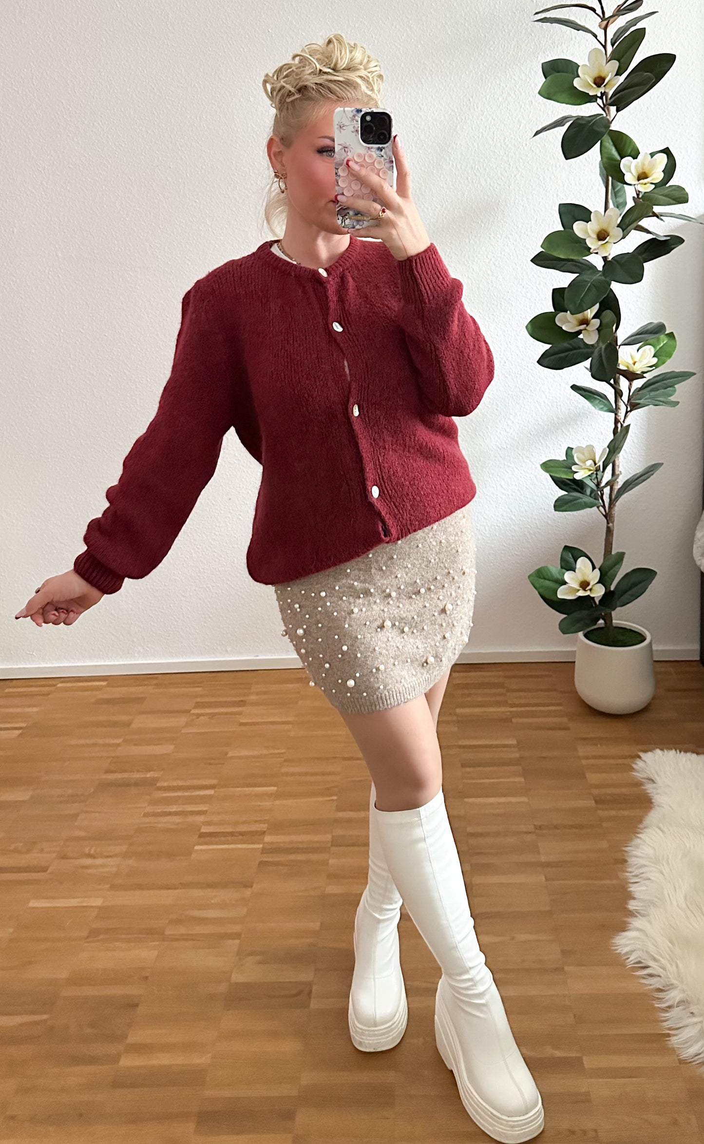 Strickjacke Alpaca super weich in 8 Farben