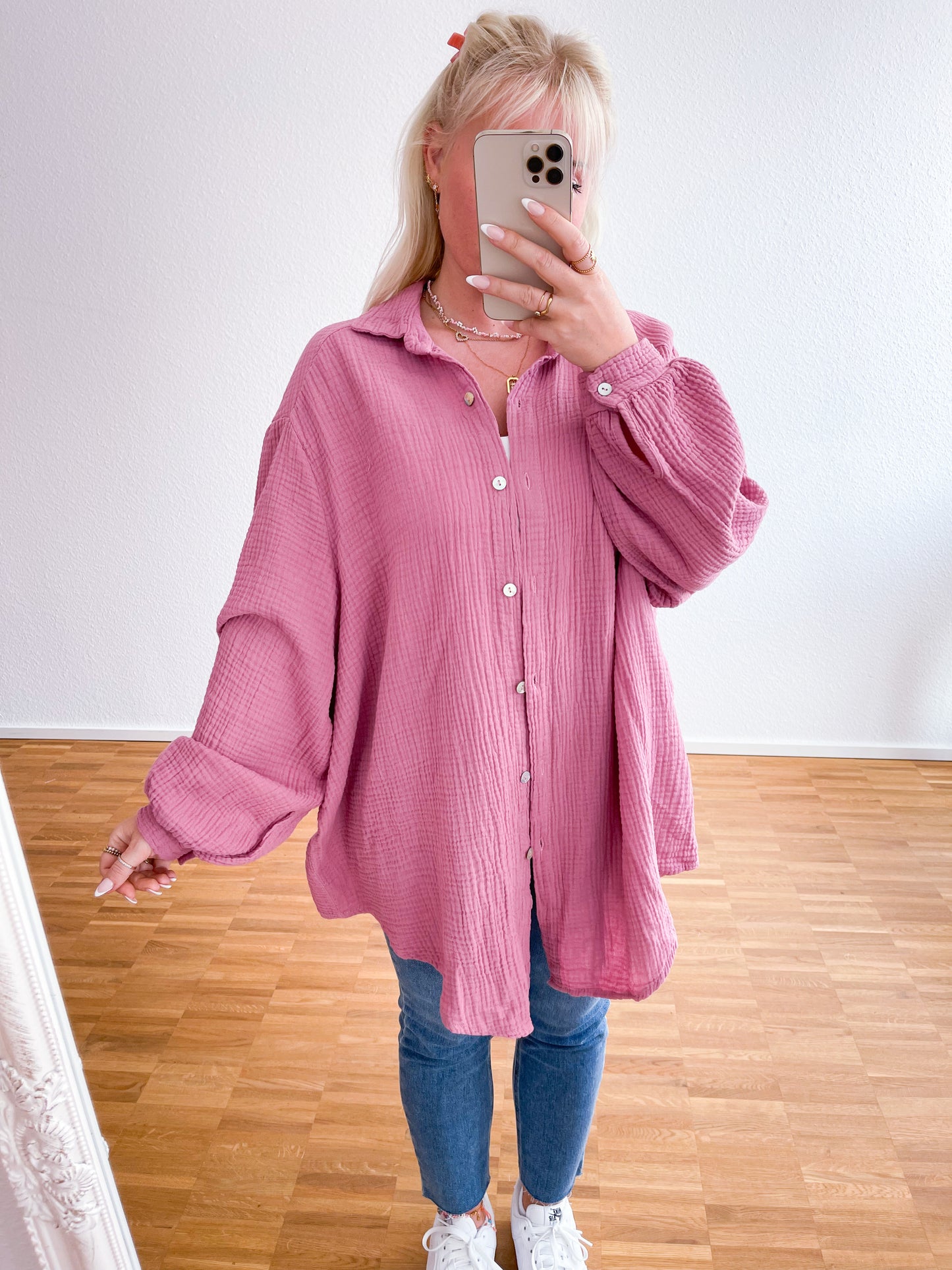 Musselin-Bluse 20 Farben