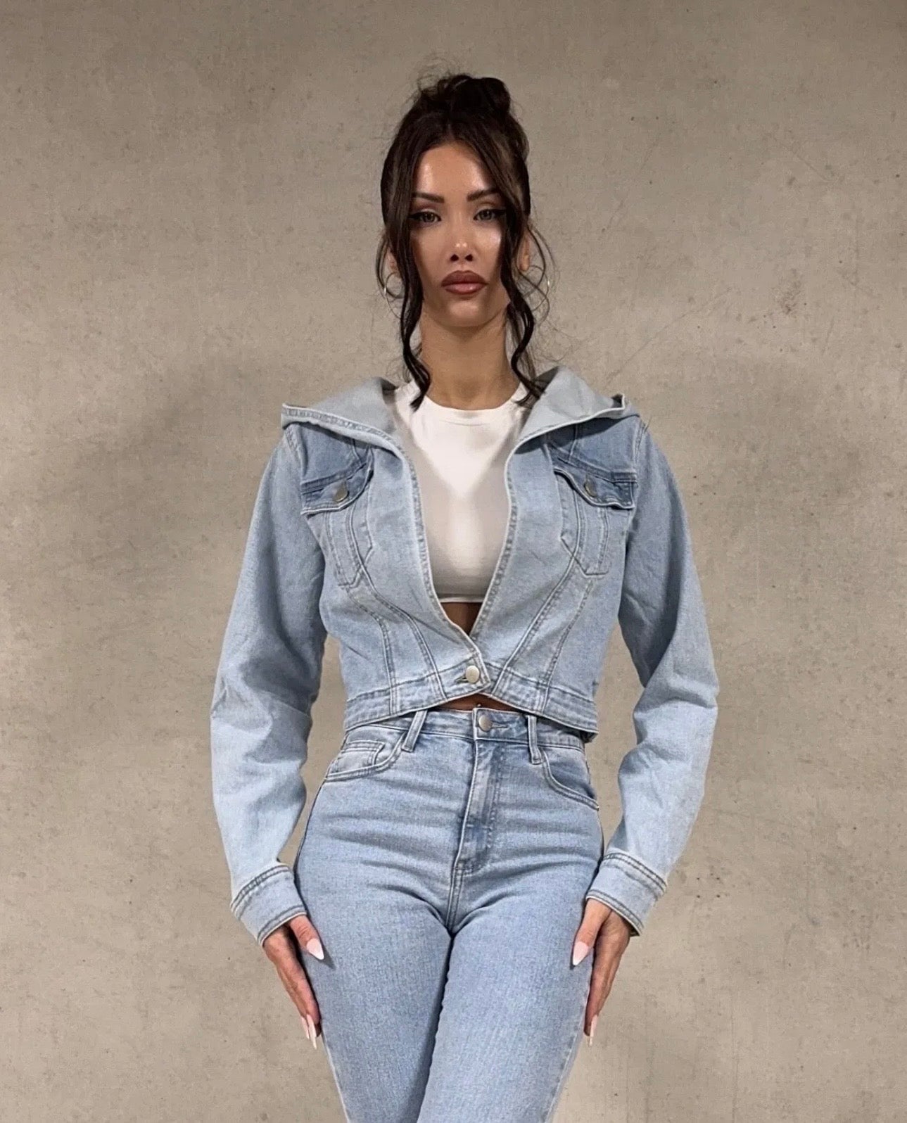 Jeansjacke denim super Stretch