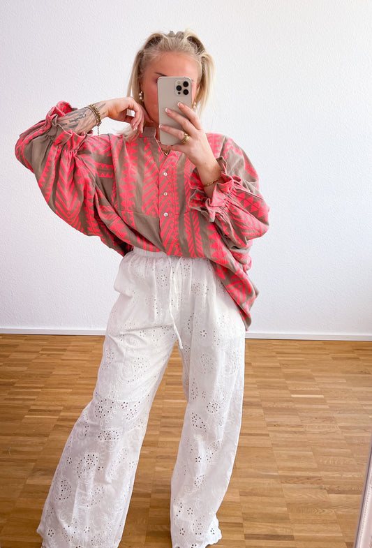 Bluse Boho Pink