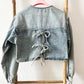 Jeansjacke Schleife Basic
