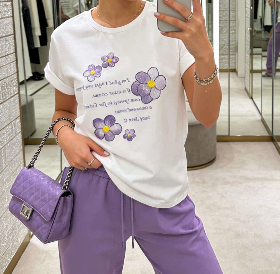 T Shirt Sakura Blume in 4 Farben